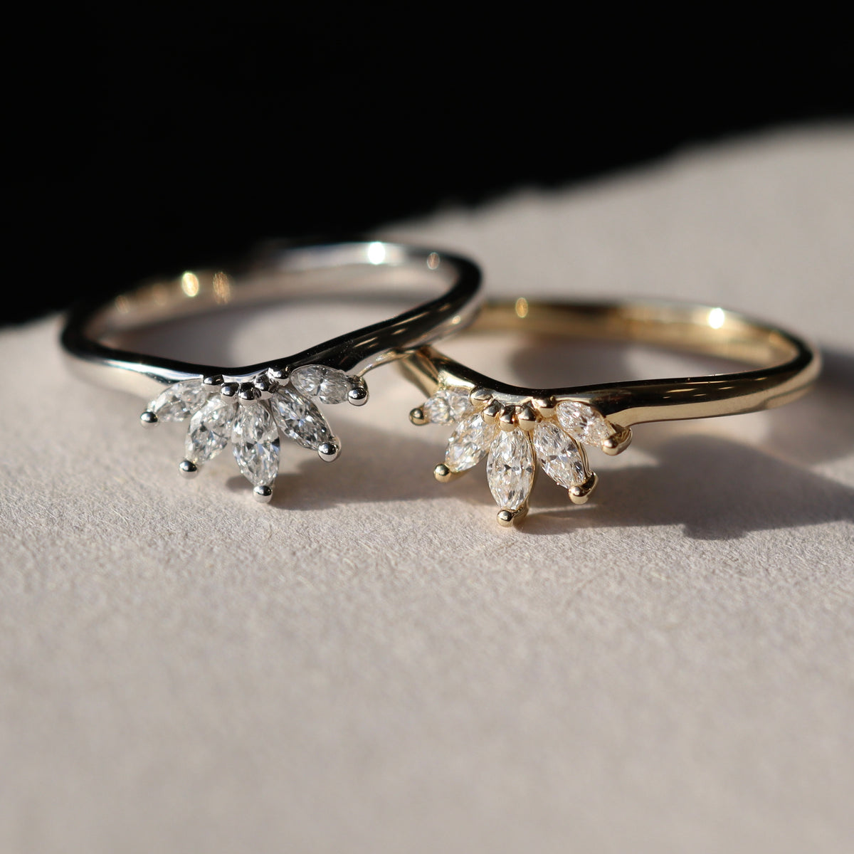 Aries lab-grown diamond band