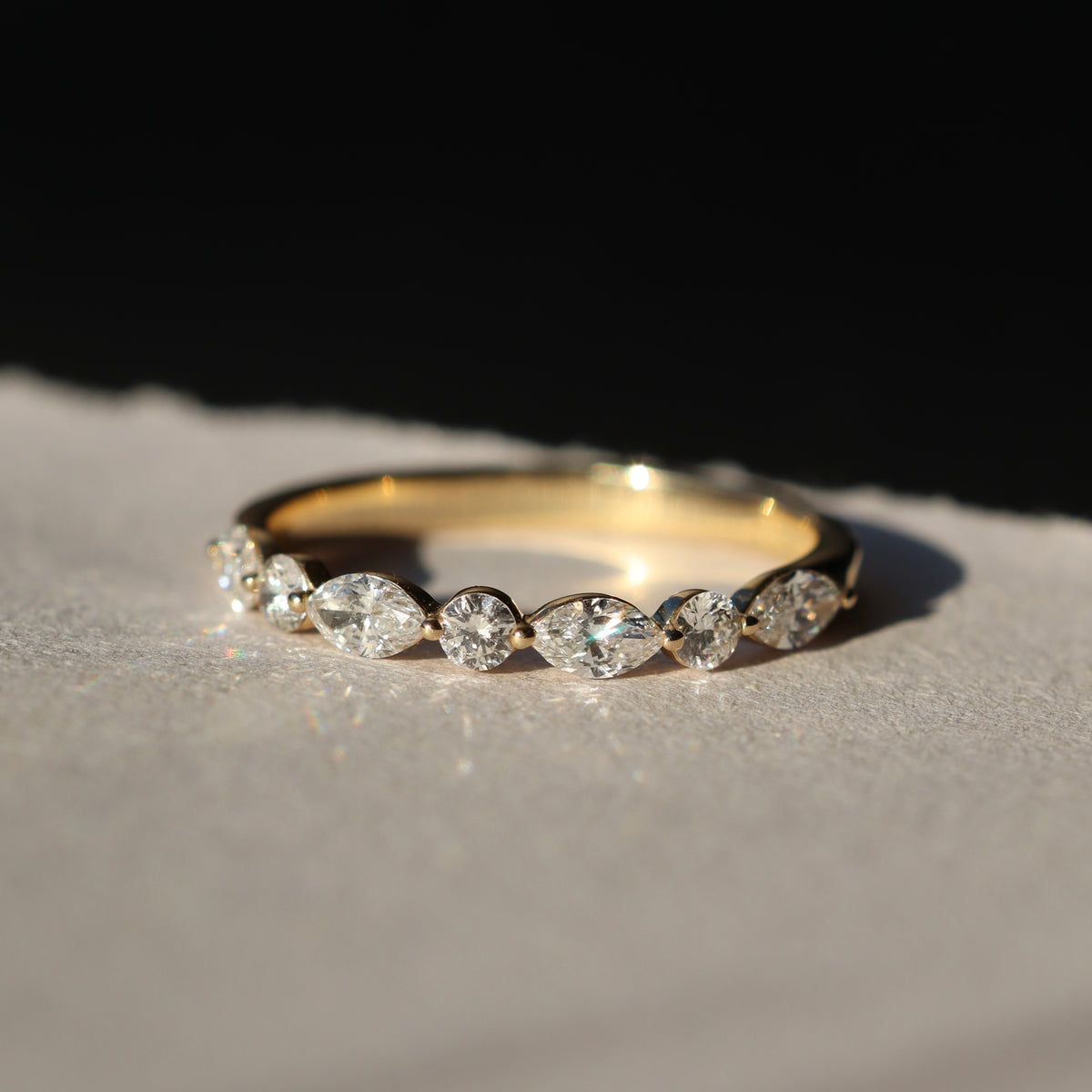 Astra lab-grown diamond band